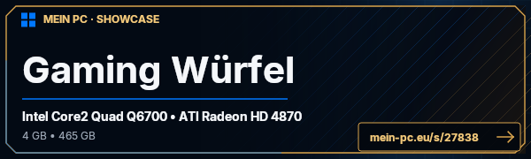 PC-Showcase Gaming Würfel von executerMike auf MEIN PC
