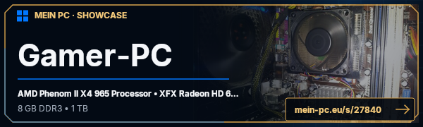 PC-Showcase Gamer-PC von Hardcore_Schnitzel auf MEIN PC
