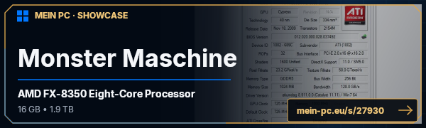 PC-Showcase Monster Maschine  von Delkk auf MEIN PC