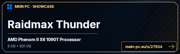 PC-Showcase Raidmax Thunder von Kalim auf MEIN PC
