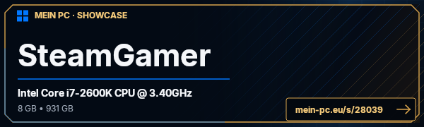 PC-Showcase SteamGamer von Liquidheld auf MEIN PC