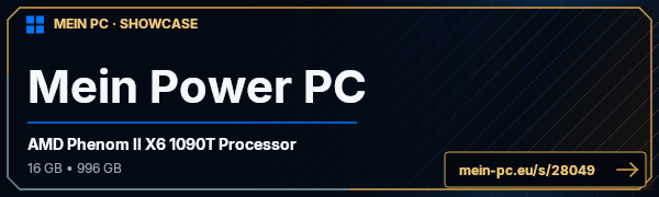 PC-Showcase Mein Power PC von Wilfried auf MEIN PC