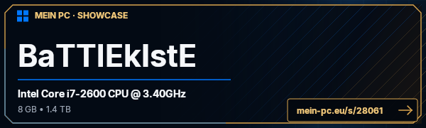 PC-Showcase BaTTlEkIstE von tomcena auf MEIN PC