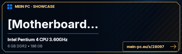 PC-Showcase [Motherboard]c: von .#Crazy auf MEIN PC