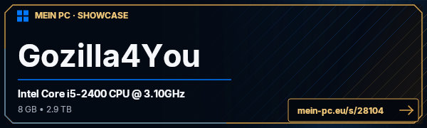 PC-Showcase Gozilla4You von Gozilla4You auf MEIN PC