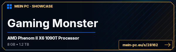 PC-Showcase Gaming Monster von Loro Husk auf MEIN PC