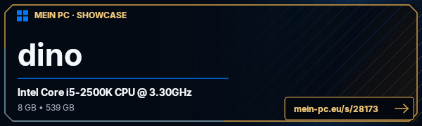 PC-Showcase dino von dino auf MEIN PC