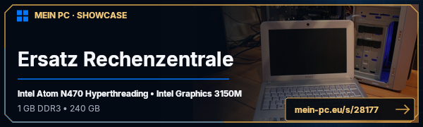 PC-Showcase Ersatz Rechenzentrale von Bauhaus666 auf MEIN PC