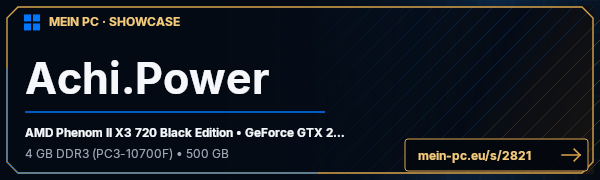 PC-Showcase Achi.Power von Achistyle auf MEIN PC