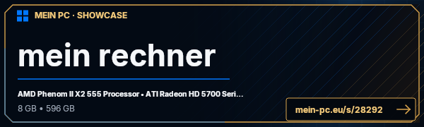 PC-Showcase mein rechner von Sascha_koehn1988 auf MEIN PC