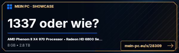 PC-Showcase 1337 oder wie? von -+-Chris-+- auf MEIN PC