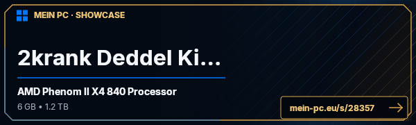 PC-Showcase 2krank Deddel Kiste von 2krank4you auf MEIN PC