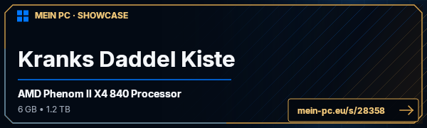 PC-Showcase Kranks Daddel Kiste von 2krank4you auf MEIN PC