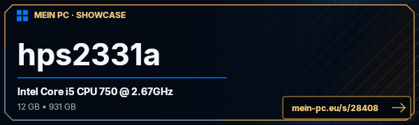 PC-Showcase hps2331a von sanjin auf MEIN PC