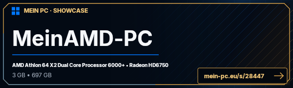 PC-Showcase MeinAMD-PC von BlackPanther2000 auf MEIN PC
