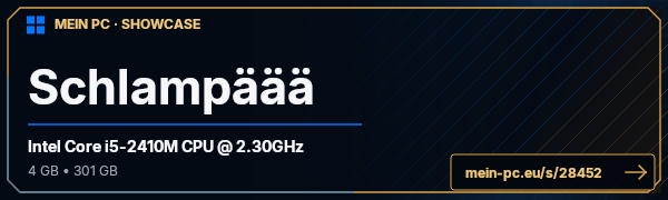 PC-Showcase Schlampäää von Keepz auf MEIN PC
