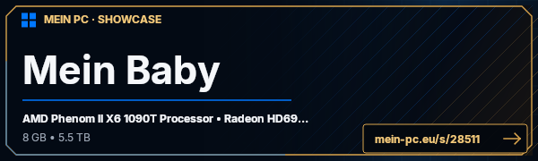 PC-Showcase Mein Baby von kn0x3 auf MEIN PC