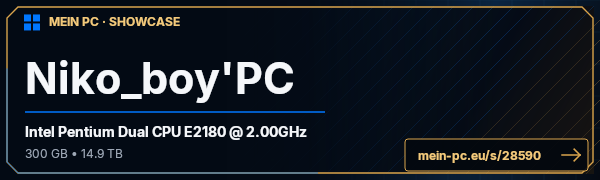 PC-Showcase Niko_boy'PC von Niko_boy auf MEIN PC