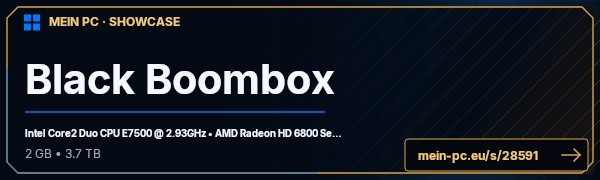 PC-Showcase Black Boombox von Nathrow auf MEIN PC