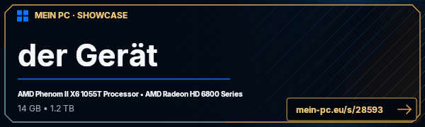 PC-Showcase der Gerät von Namelocked auf MEIN PC