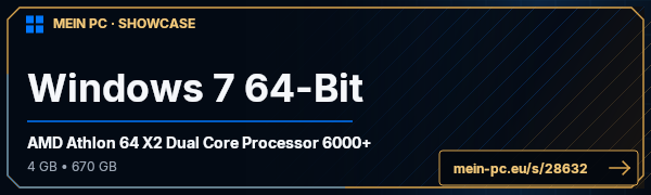 PC-Showcase Windows 7 64-Bit von dragonfire96 auf MEIN PC