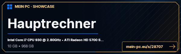 PC-Showcase Hauptrechner von Sgt. Sniper auf MEIN PC