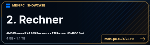 PC-Showcase 2. Rechner von Olkman auf MEIN PC
