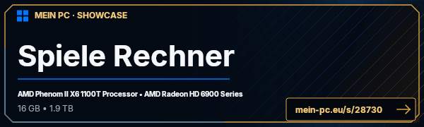 PC-Showcase Spiele Rechner von Olkman auf MEIN PC