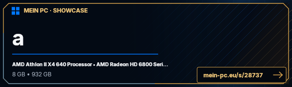 PC-Showcase a von Pre auf MEIN PC