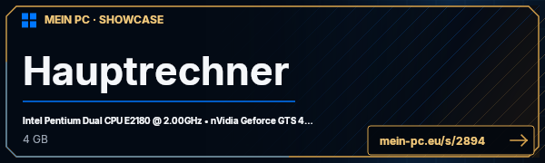 PC-Showcase Hauptrechner von TheHunted auf MEIN PC