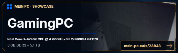 PC-Showcase GamingPC von JoKer2105 auf MEIN PC