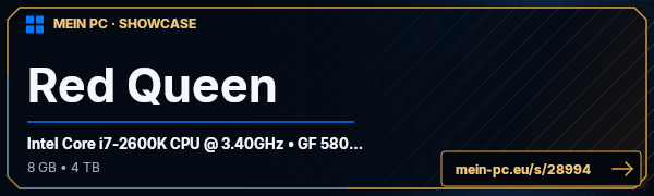 PC-Showcase Red Queen von 99tom auf MEIN PC