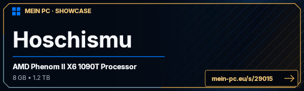 PC-Showcase Hoschismu von Smujo auf MEIN PC