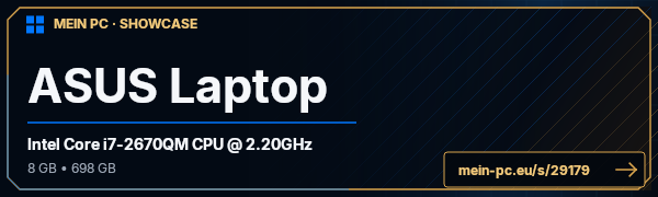 PC-Showcase ASUS Laptop von SUP3RS0NiC auf MEIN PC