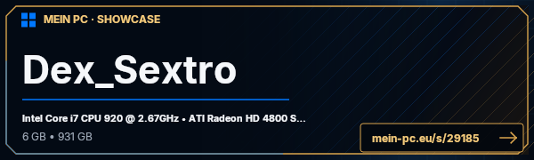 PC-Showcase Dex_Sextro von Dext00r auf MEIN PC