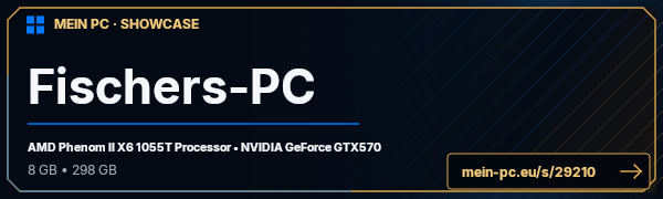 PC-Showcase Fischers-PC von Fischer93 auf MEIN PC