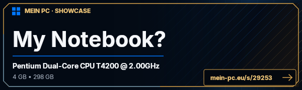 PC-Showcase My Notebook? von DHawk auf MEIN PC