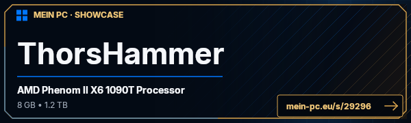 PC-Showcase ThorsHammer von KillerGolfer auf MEIN PC
