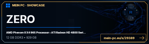 PC-Showcase ZERO von EddyZ auf MEIN PC