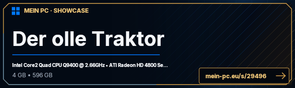 PC-Showcase Der olle Traktor von TheStroMi auf MEIN PC