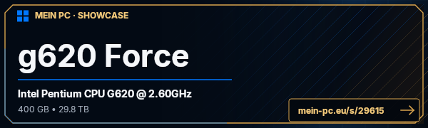 PC-Showcase g620 Force von Andrey... auf MEIN PC