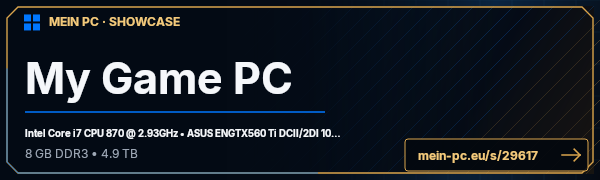 PC-Showcase My Game PC von DeeTek auf MEIN PC