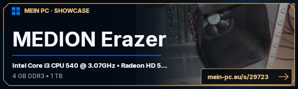 PC-Showcase MEDION Erazer von xSchizo auf MEIN PC