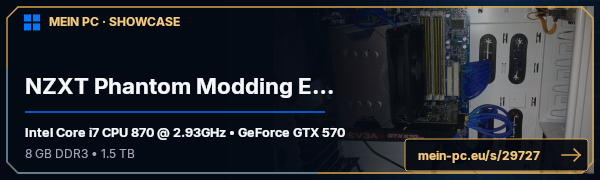 PC-Showcase NZXT Phantom Modding Edition  von Olliplayer auf MEIN PC