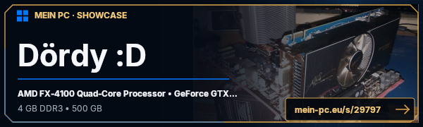 PC-Showcase Dördy :D von Dirk222 auf MEIN PC