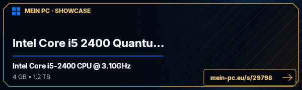 PC-Showcase Intel Core i5 2400 Quantum Computer  von Spoot1 auf MEIN PC