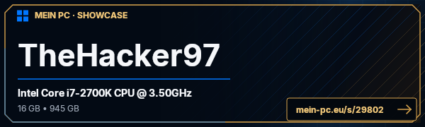 PC-Showcase TheHacker97 von TheHacker97 auf MEIN PC