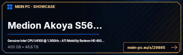 PC-Showcase Medion Akoya S5612 von Lagax auf MEIN PC