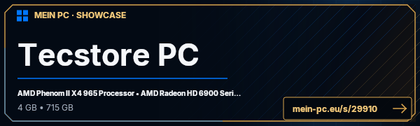 PC-Showcase Tecstore PC von NilsHenning auf MEIN PC