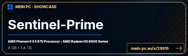 PC-Showcase Sentinel-Prime von augin1996 auf MEIN PC
